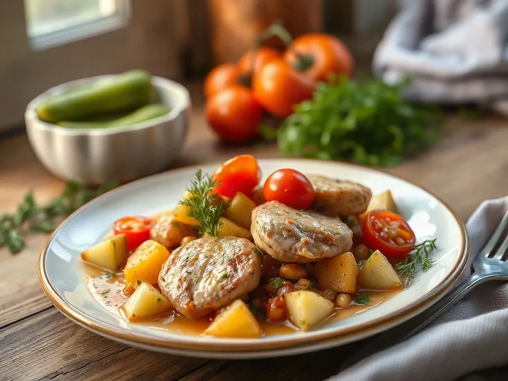 Tavuklu Kabak Yemeği