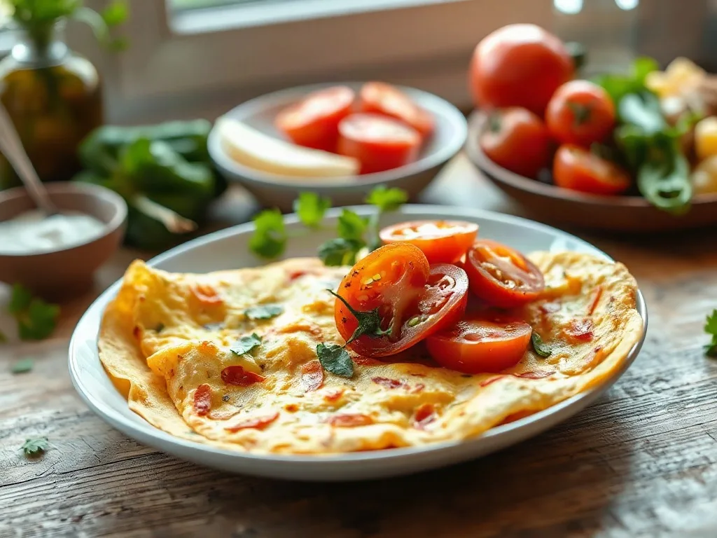 Sebzeli Omlet
