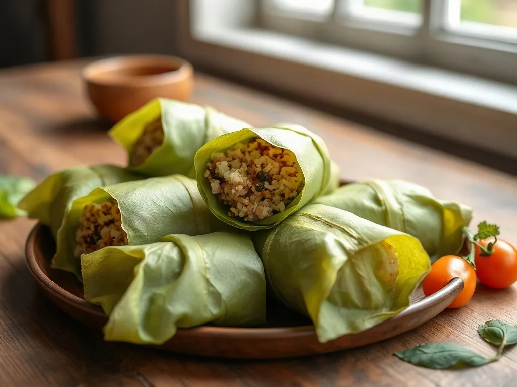 Zeytinyağlı Ebegümeci Sarması