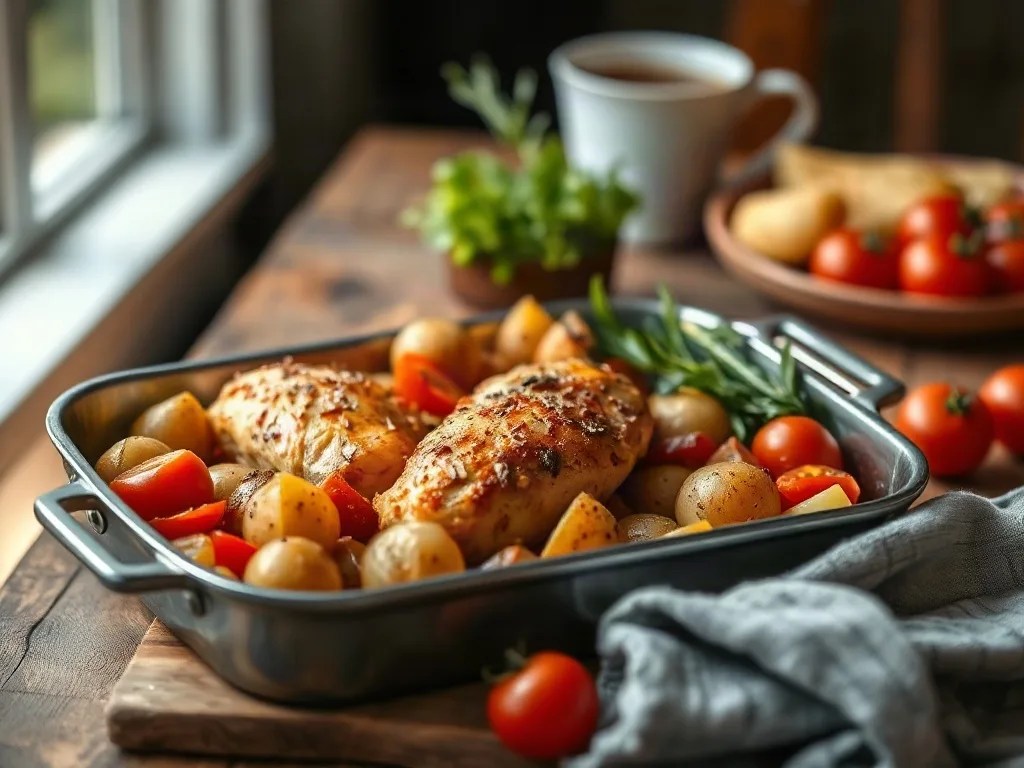 Fırında Tavuk Kebabı