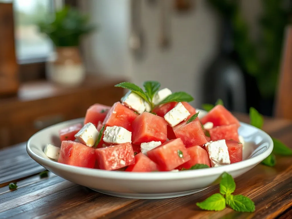 Karpuzlu Peynirli Salata