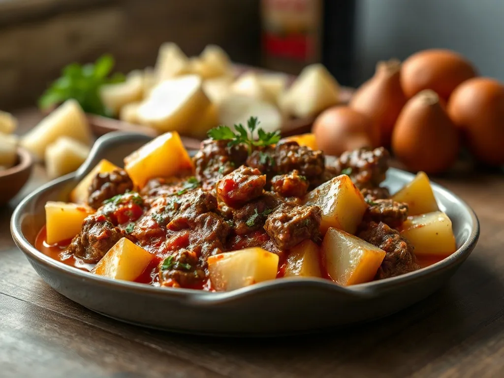 Kıymalı Patates Yemeği