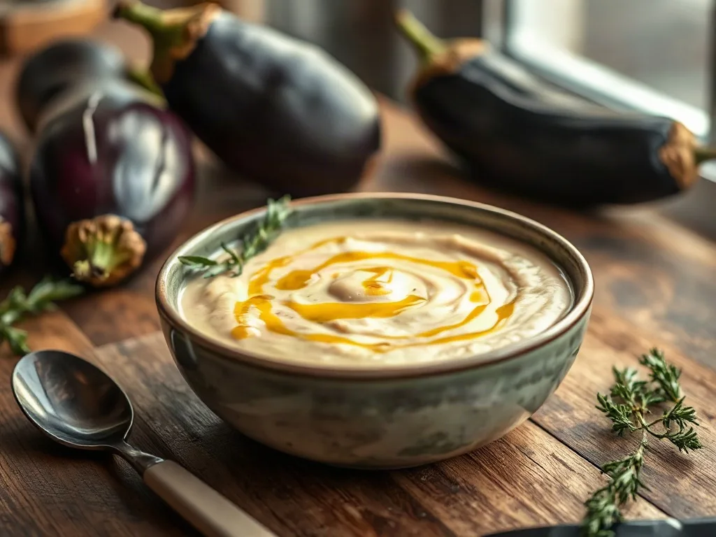 Közlenmiş Patlıcan Çorbası