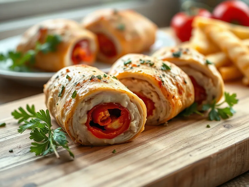 Kaşarlı Tavuk Sarma
