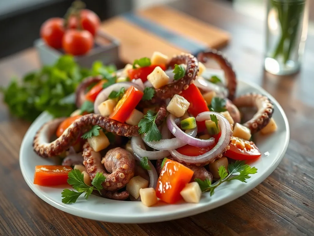 Ahtapot Salatası