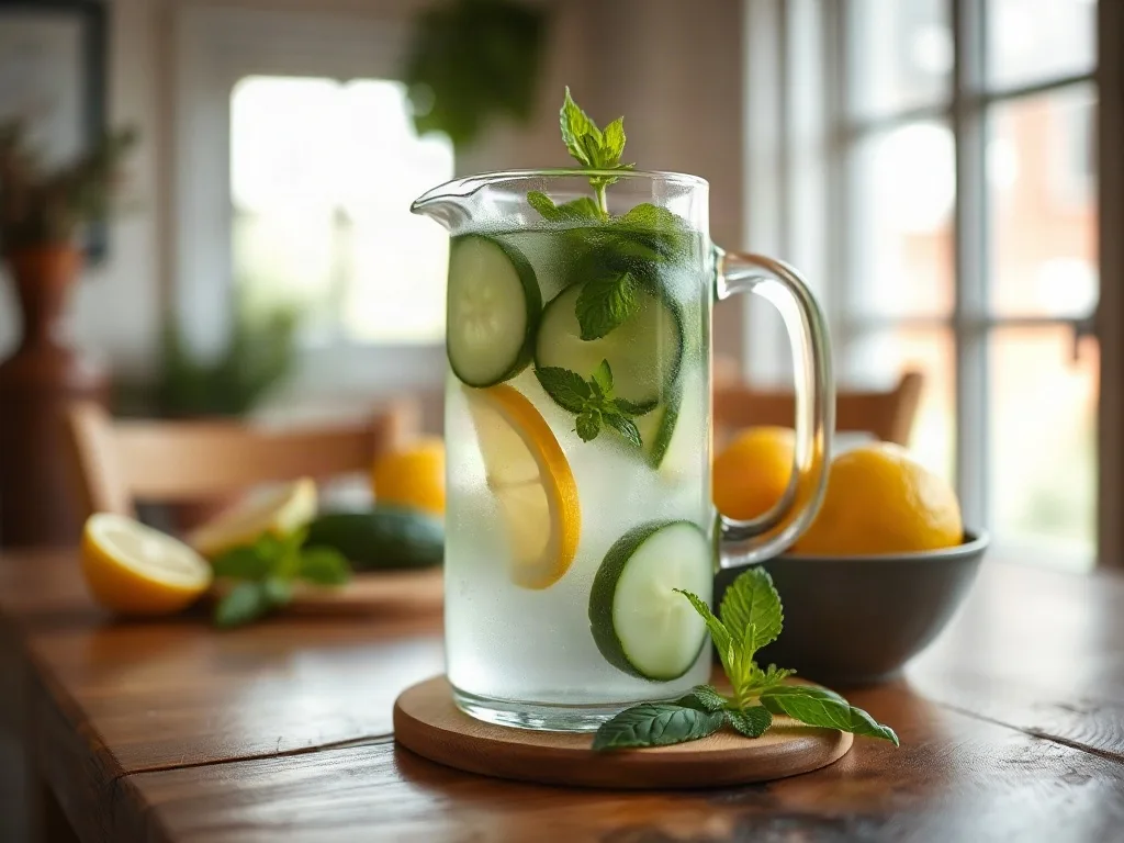 Salatalıklı Detoks Suyu