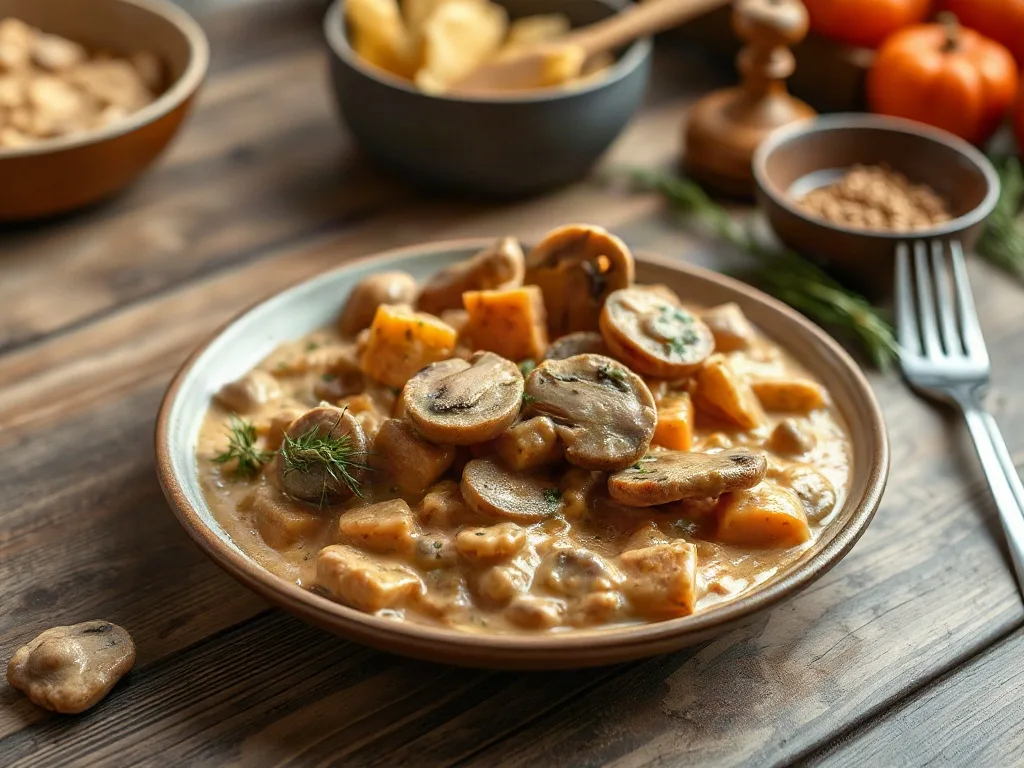 Mantar Stroganoff