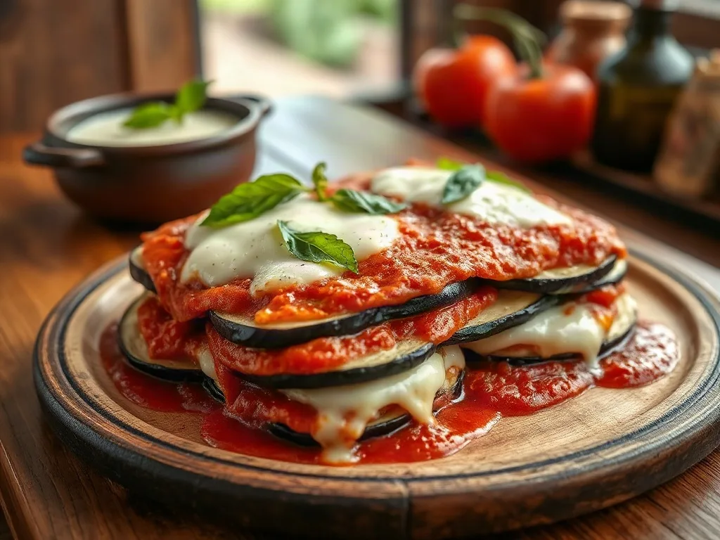 Fırında Patlıcan Parmigiana